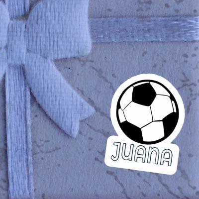 Autocollant Juana Ballon de foot Notebook Autocollant Juana Ballon de foot Gift package Image