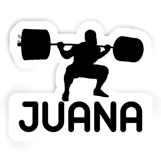 Gewichtheber Aufkleber Juana Notebook Image