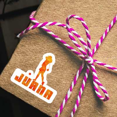 Juana Autocollant Golfeuse Gift package Image