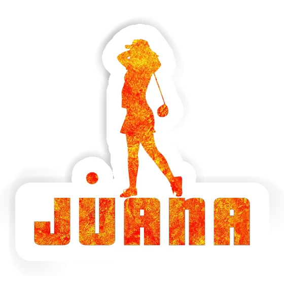 Juana Autocollant Golfeuse Juana Autocollant Golfeuse Image