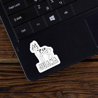 Juana Autocollant Grand Danois Laptop Juana Autocollant Grand Danois Laptop Image