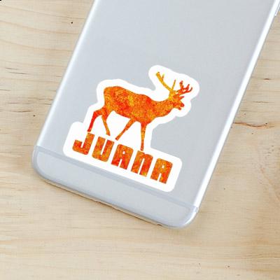 Autocollant Juana Cerf Laptop Image