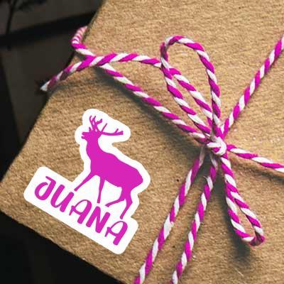 Sticker Deer Juana Laptop Image