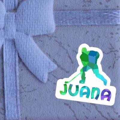 Sticker Eishockeyspieler Juana Notebook Image