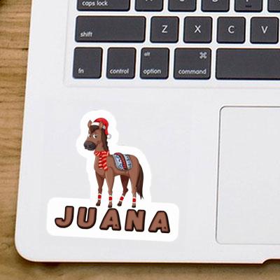 Sticker Christmas Horse Juana Gift package Image