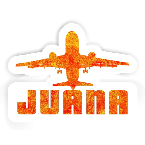 Autocollant Jumbo-Jet Juana Laptop Image