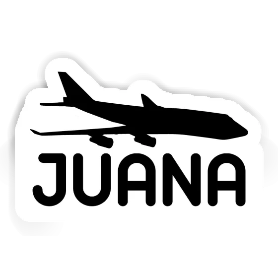 Autocollant Jumbo-Jet Juana Laptop Image