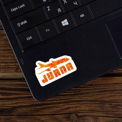 Sticker Jumbo-Jet Juana Notebook Image