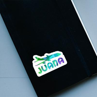 Sticker Jumbo-Jet Juana Notebook Image