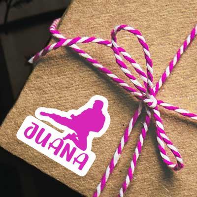 Juana Autocollant Karatéka Notebook Image