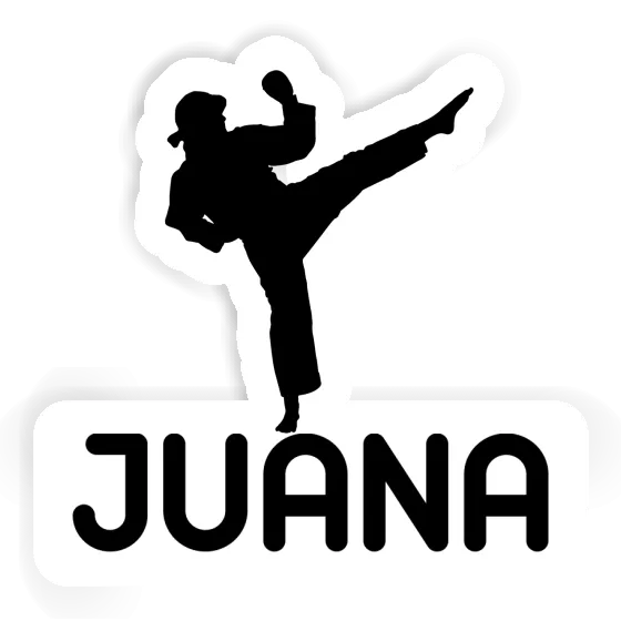 Sticker Juana Karateka Notebook Sticker Juana Karateka Gift package Image