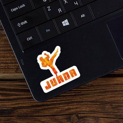 Autocollant Karatéka Juana Laptop Image
