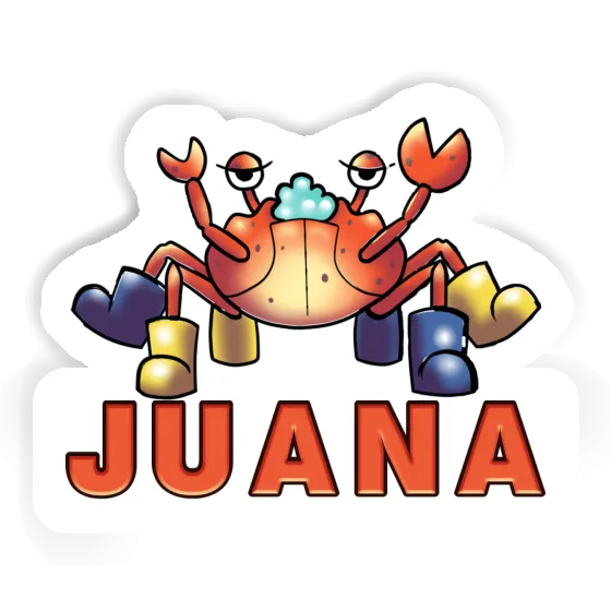 Crabe Autocollant Juana Notebook Image