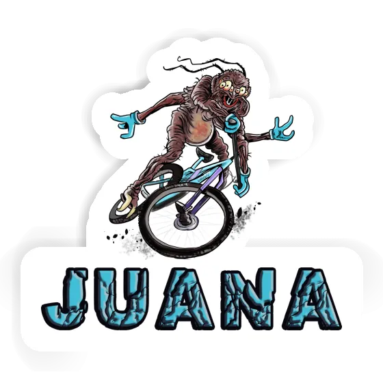 Autocollant Vététiste Juana Laptop Image