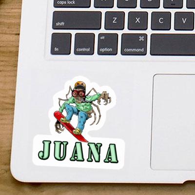 Sticker Juana Boarder Notebook Image