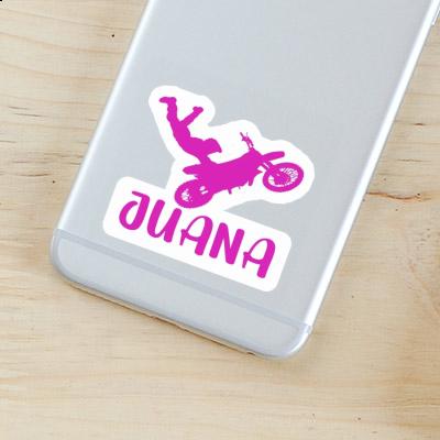 Sticker Motocross-Fahrer Juana Notebook Sticker Motocross-Fahrer Juana Gift package Image