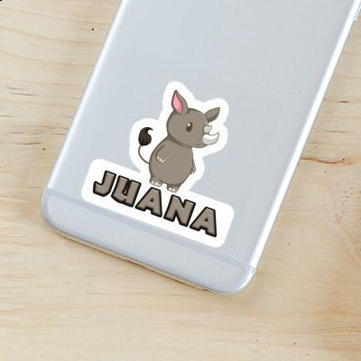 Sticker Rhinoceros Juana Notebook Sticker Rhinoceros Juana Gift package Image