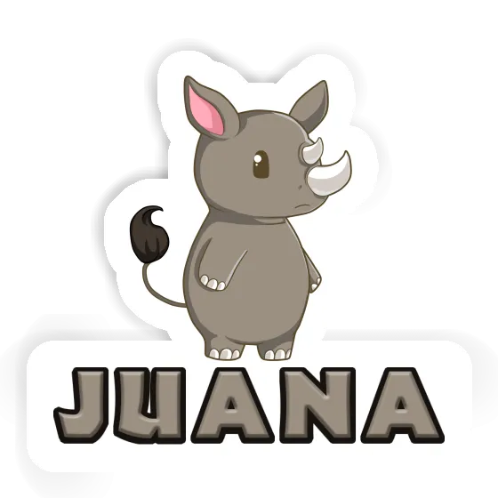 Sticker Rhinoceros Juana Laptop Sticker Rhinoceros Juana Laptop Image