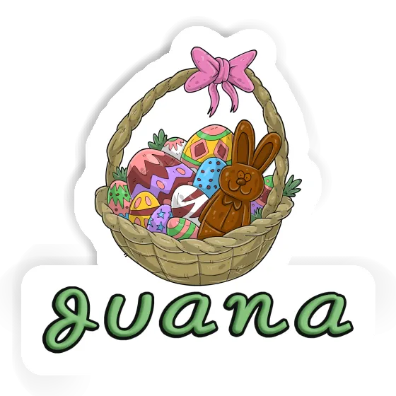 Nid de Pâques Autocollant Juana Gift package Image
