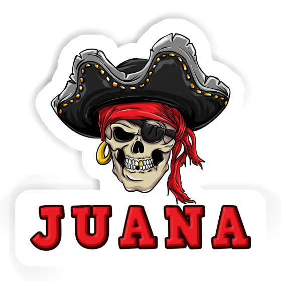 Sticker Piratenschädel Juana Notebook Sticker Piratenschädel Juana Gift package Image