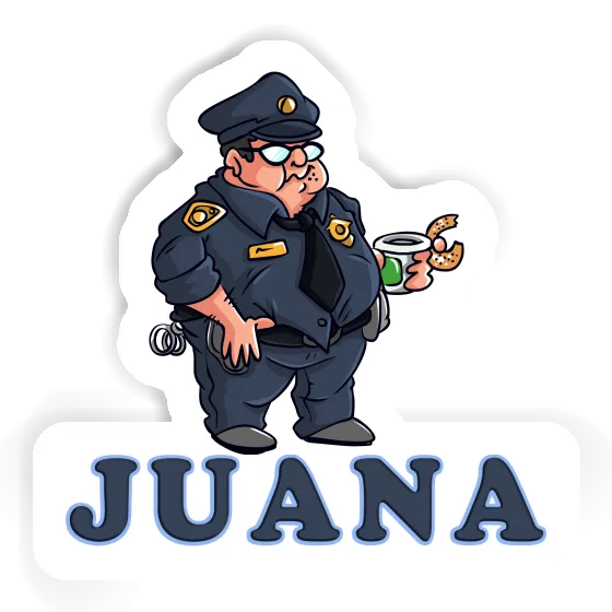 Police Officer Sticker Juana Gift package Image