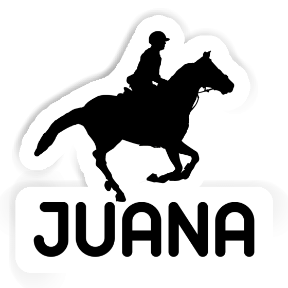 Autocollant Cavalière Juana Notebook Image