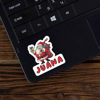 Sticker Santa Claus Juana Gift package Image
