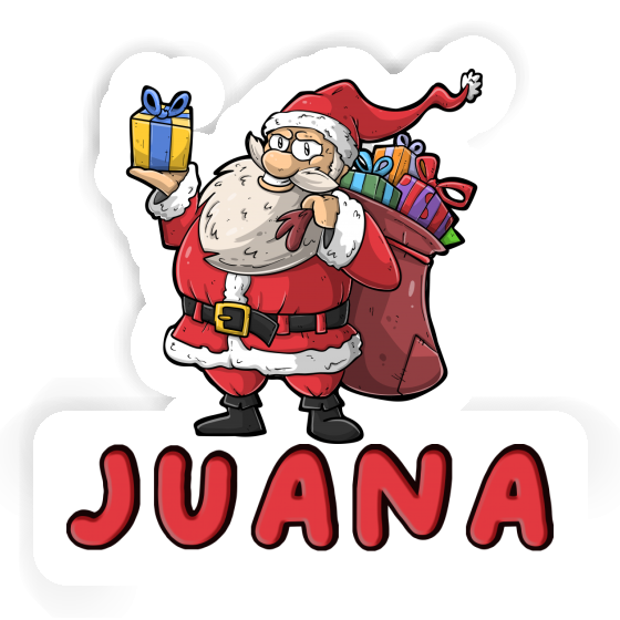 Sticker Santa Claus Juana Notebook Sticker Santa Claus Juana Gift package Image