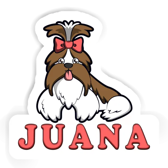 Juana Sticker Shih Tzu Notebook Juana Sticker Shih Tzu Gift package Image