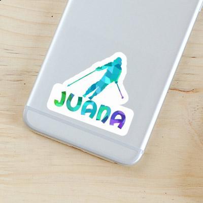 Juana Sticker Skifahrerin Laptop Image