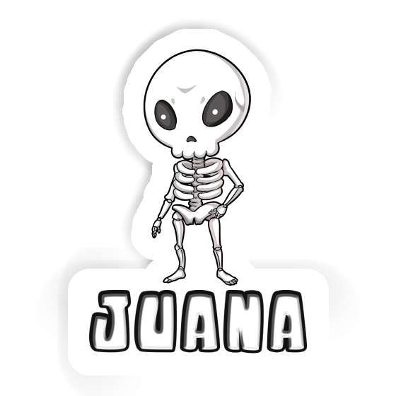 Juana Aufkleber Skelett Gift package Image