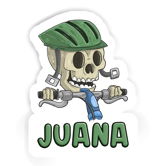Autocollant Juana Cycliste Laptop Image