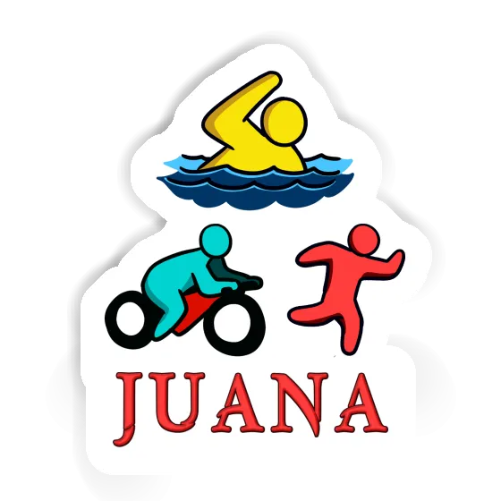 Juana Autocollant Triathlète Notebook Juana Autocollant Triathlète Notebook Image