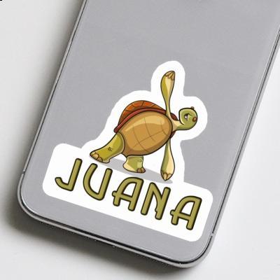 Aufkleber Yoga-Schildkröte Juana Laptop Image