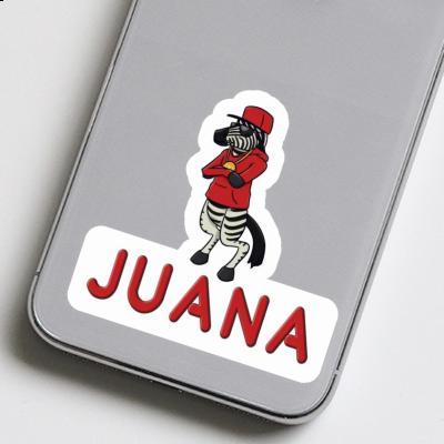 Sticker Juana Zebra Image