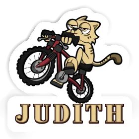 Sticker Bike Cat Judith Image