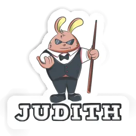 Sticker Judith Billiard Player Image