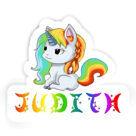 Unicorn Sticker Judith Image