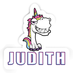 Sticker Grinning Unicorn Judith Image