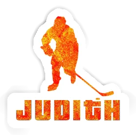Sticker Hockey Player Judith Image