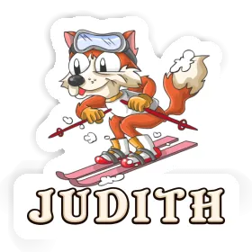 Judith Sticker Skier Image