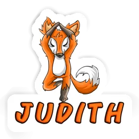 Aufkleber Judith Yoga Fuchs Image