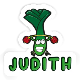 Weightlifter Sticker Judith Image