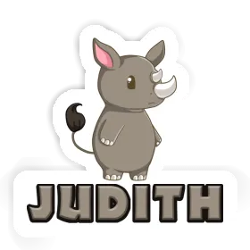 Rhino Sticker Judith Image
