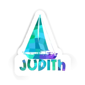 Judith Aufkleber Segelboot Image