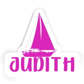Aufkleber Judith Segelboot Image
