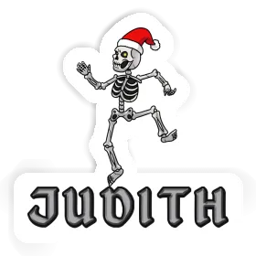 Sticker Judith Christmas Skeleton Image