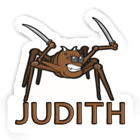 Judith Sticker Fighting Spider Image