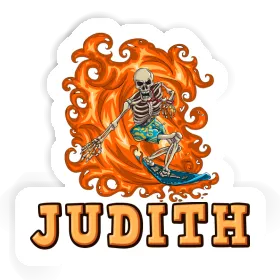 Surfeur Autocollant Judith Image