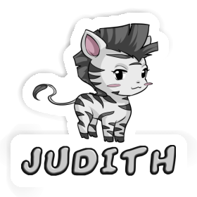 Zebra Sticker Judith Image